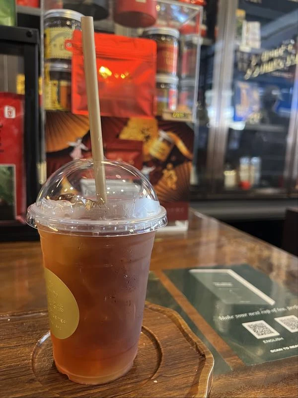 Three Tea Potsで注文した冷たい中国茶ドリンク